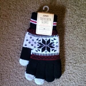 NWT TOUCHSCREEN WINTER GLOVES. ONE SIZE.